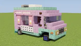 Minecraft Ice Cream Truck Schematic (litematic)